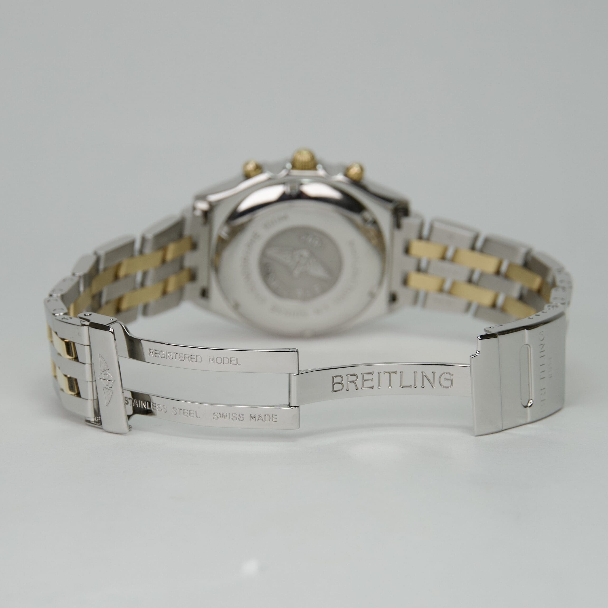 Breitling 40mm Chronomat Two-Tone White Dial B13050.1 - Image 10