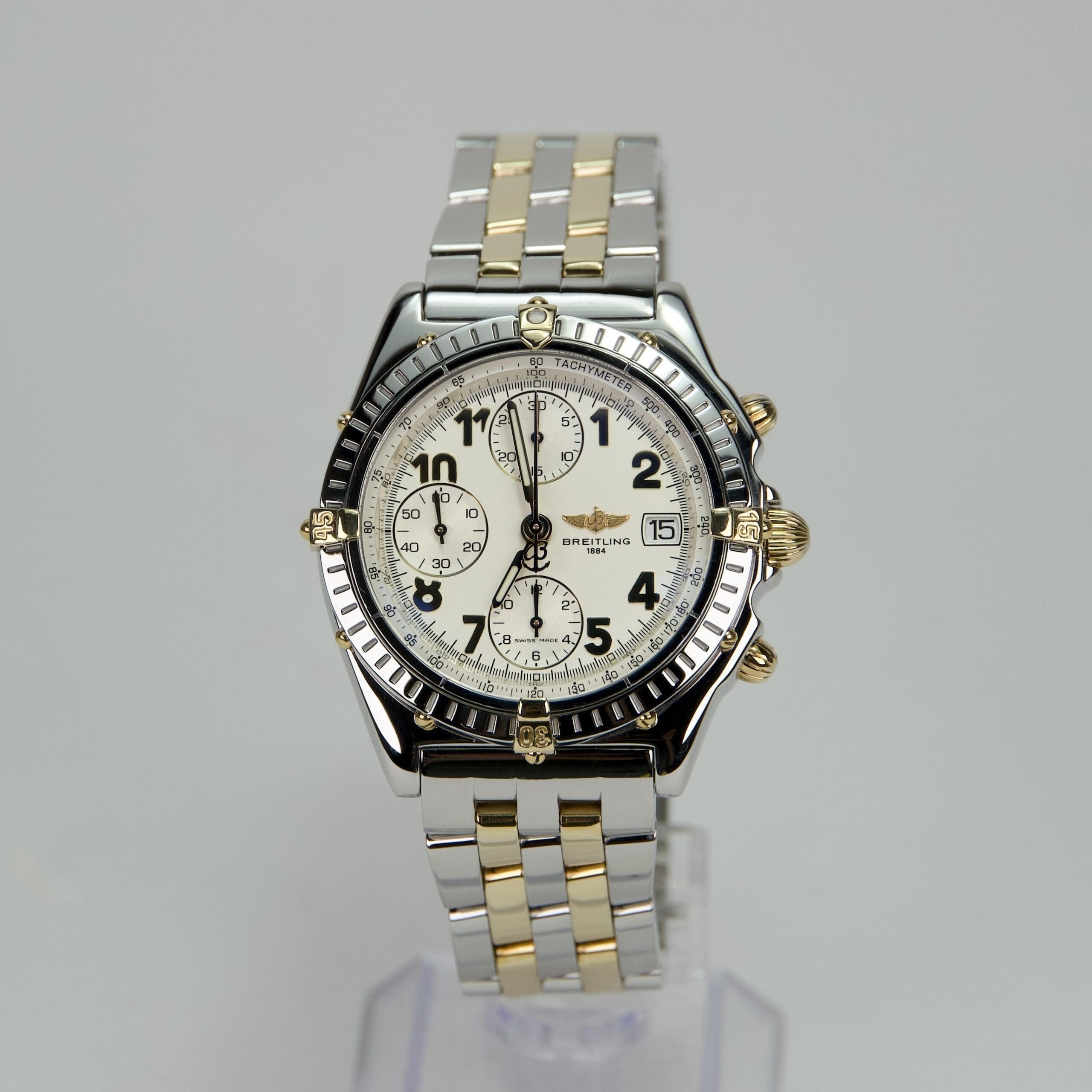 Breitling 40mm Chronomat Two-Tone White Dial B13050.1 - Image 2