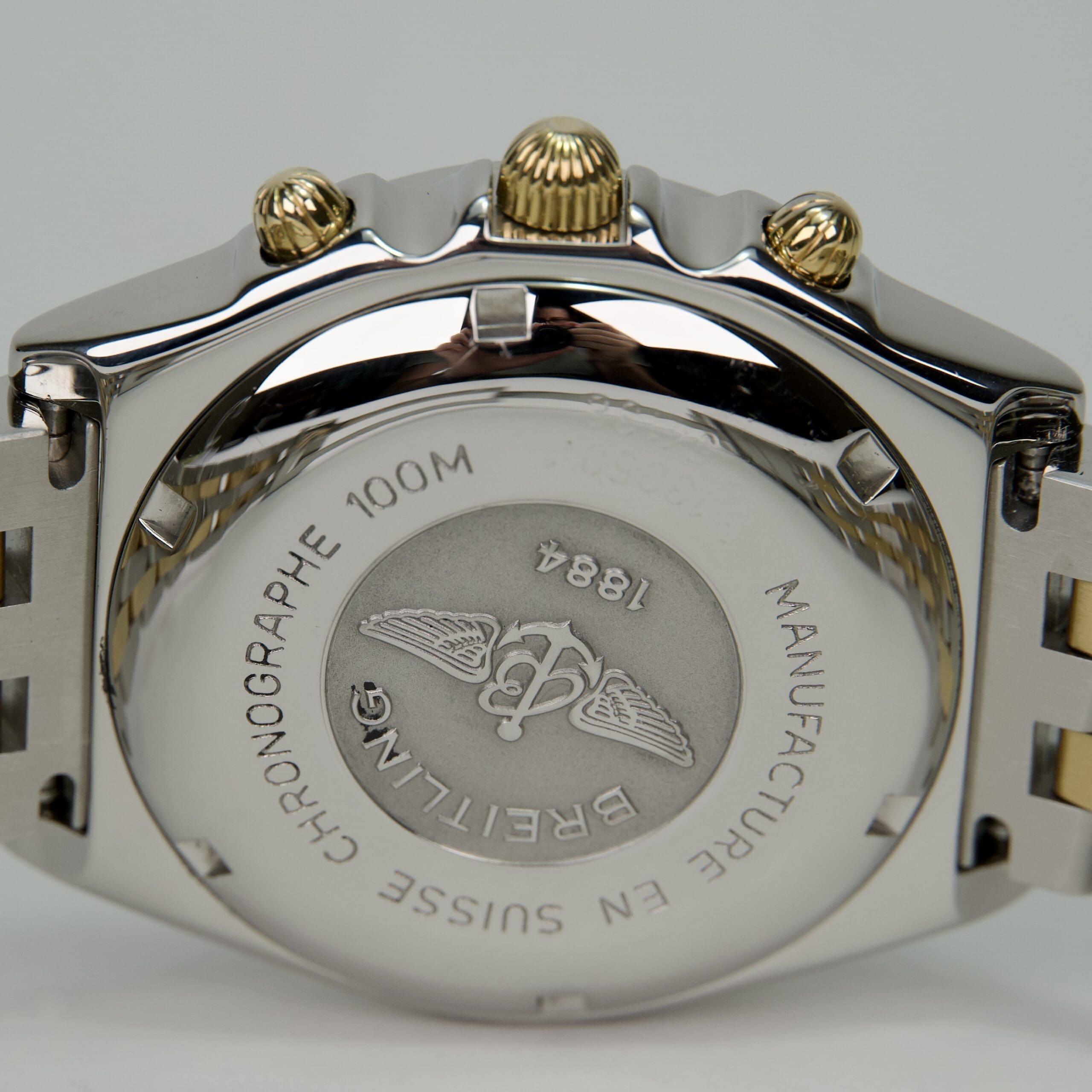 Breitling 40mm Chronomat Two-Tone White Dial B13050.1 - Image 13