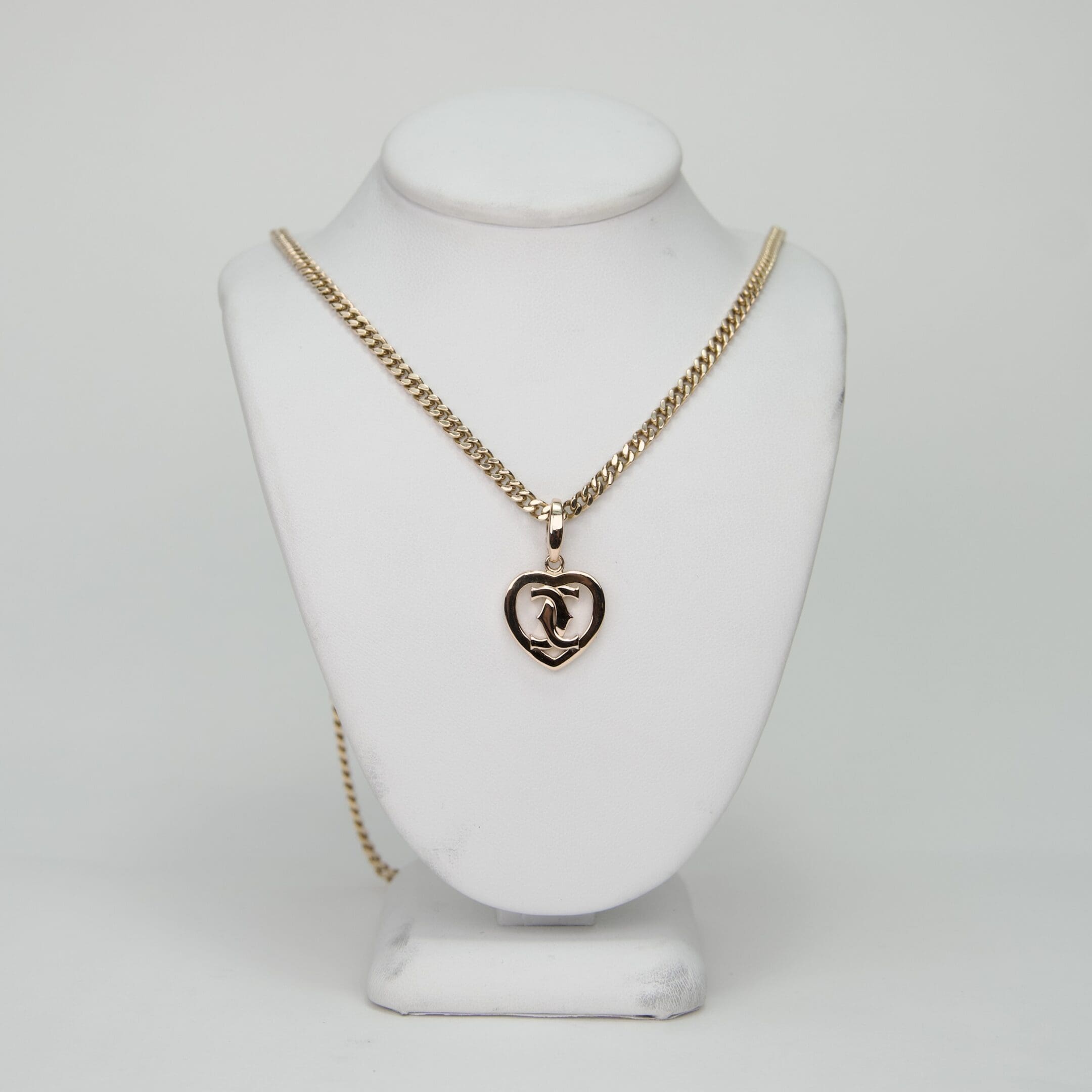 Cartier 18k Rose Gold Cartier 2C Heart Charm Pendant - Image 4