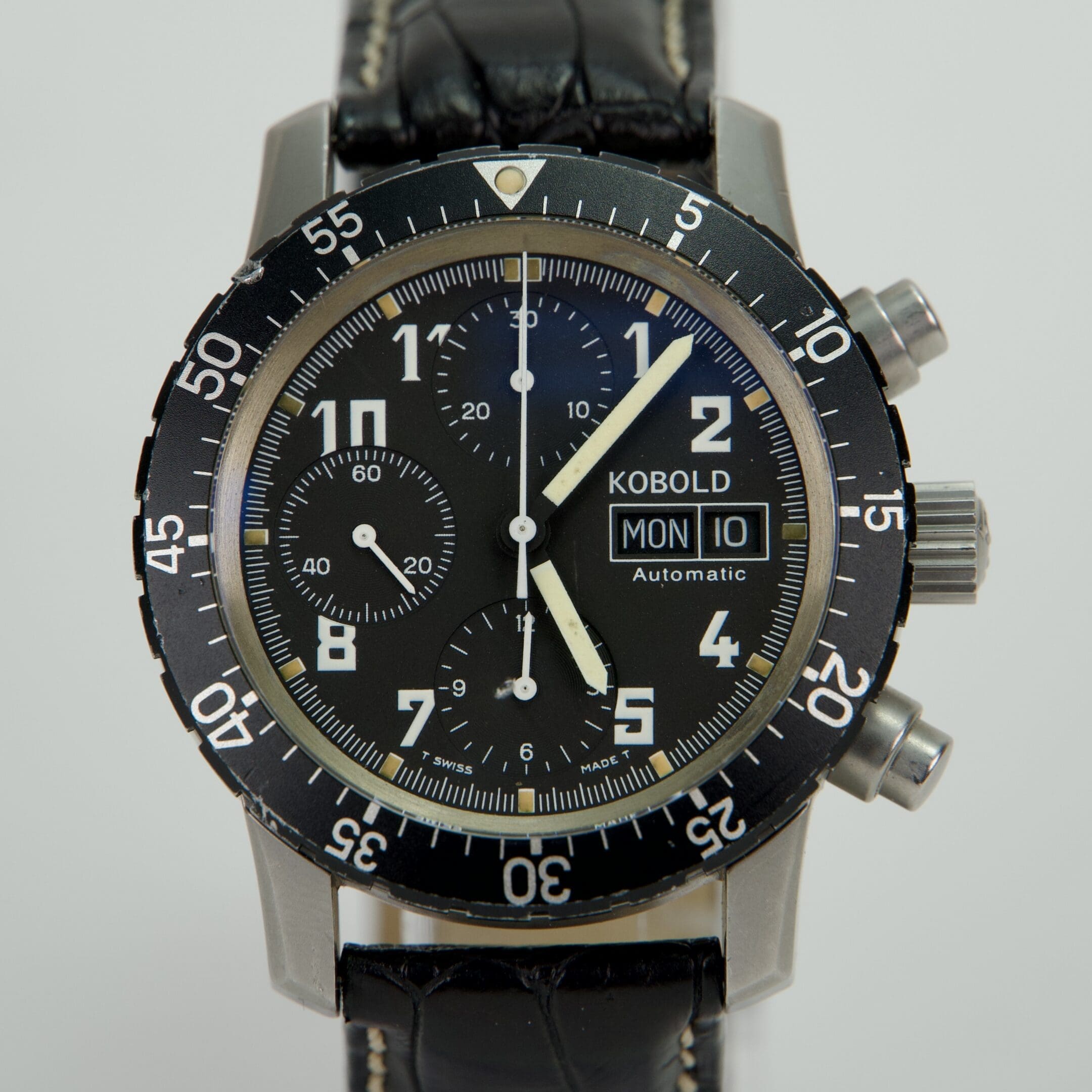 VINTAGE Kobold Endurance Stainless Steel 41mm Chronograph Watch C 041-50 - Image 2