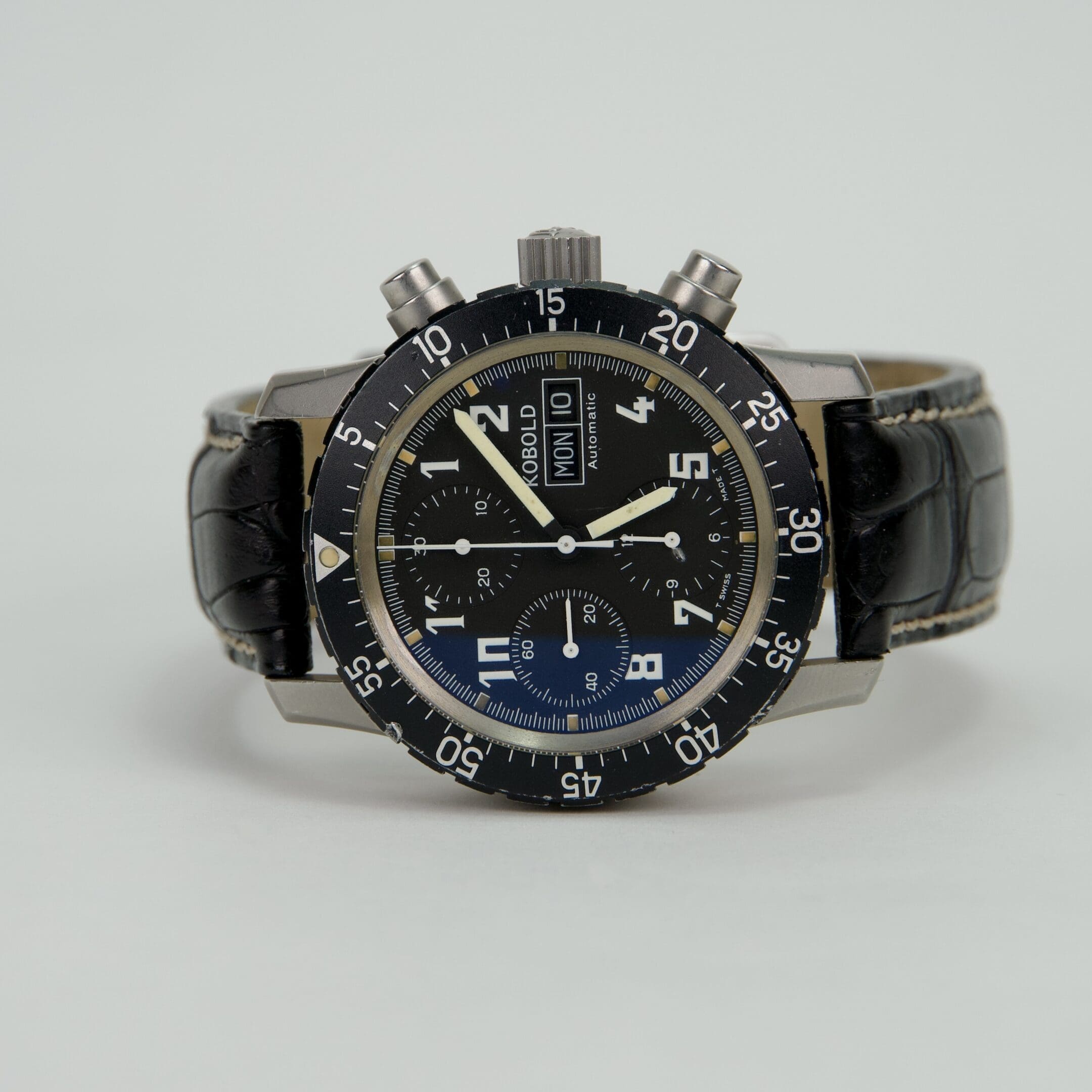 VINTAGE Kobold Endurance Stainless Steel 41mm Chronograph Watch C 041-50 - Image 3