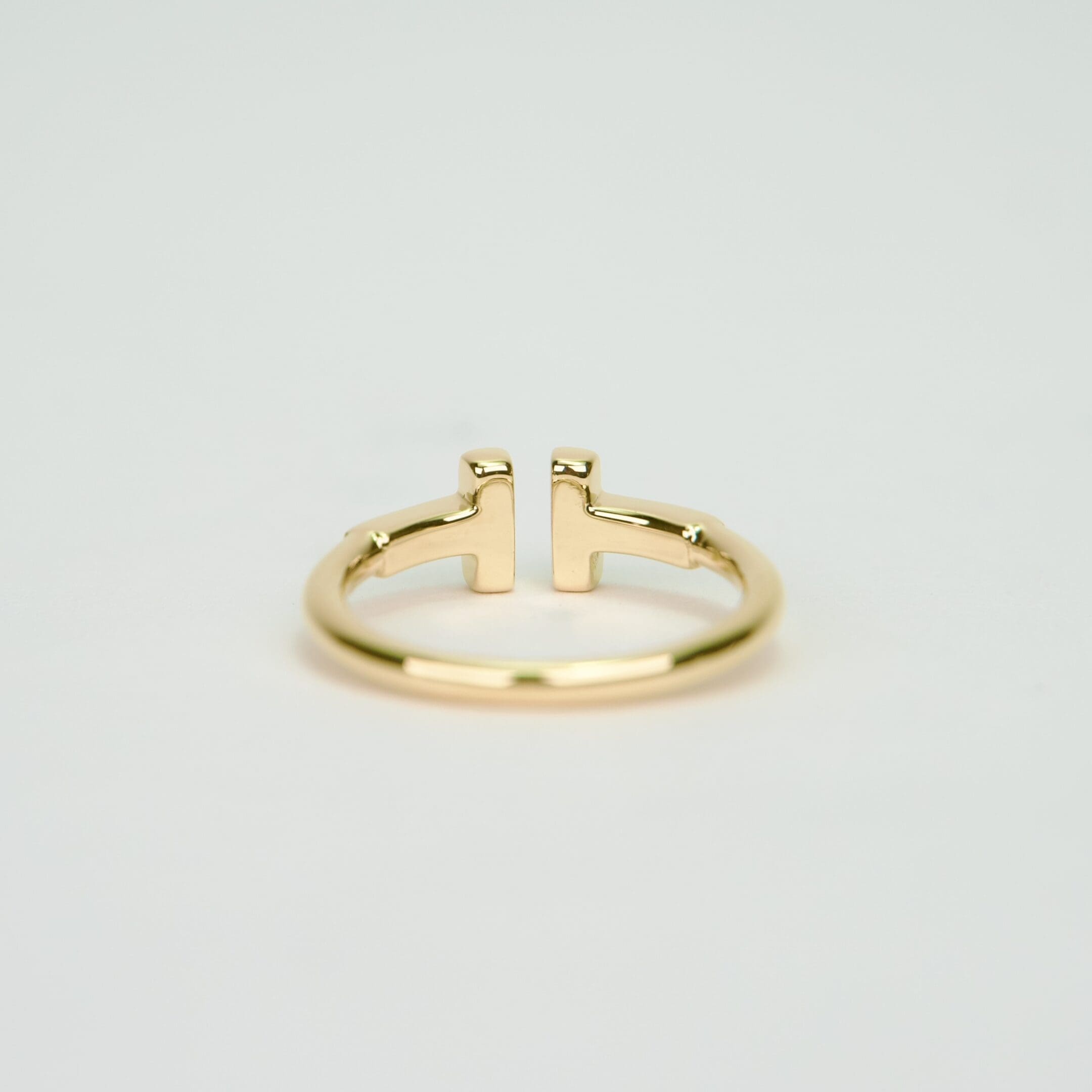 Tiffany & Co. 18k Yellow Gold T Wire Ring Size 4.5 - Image 7