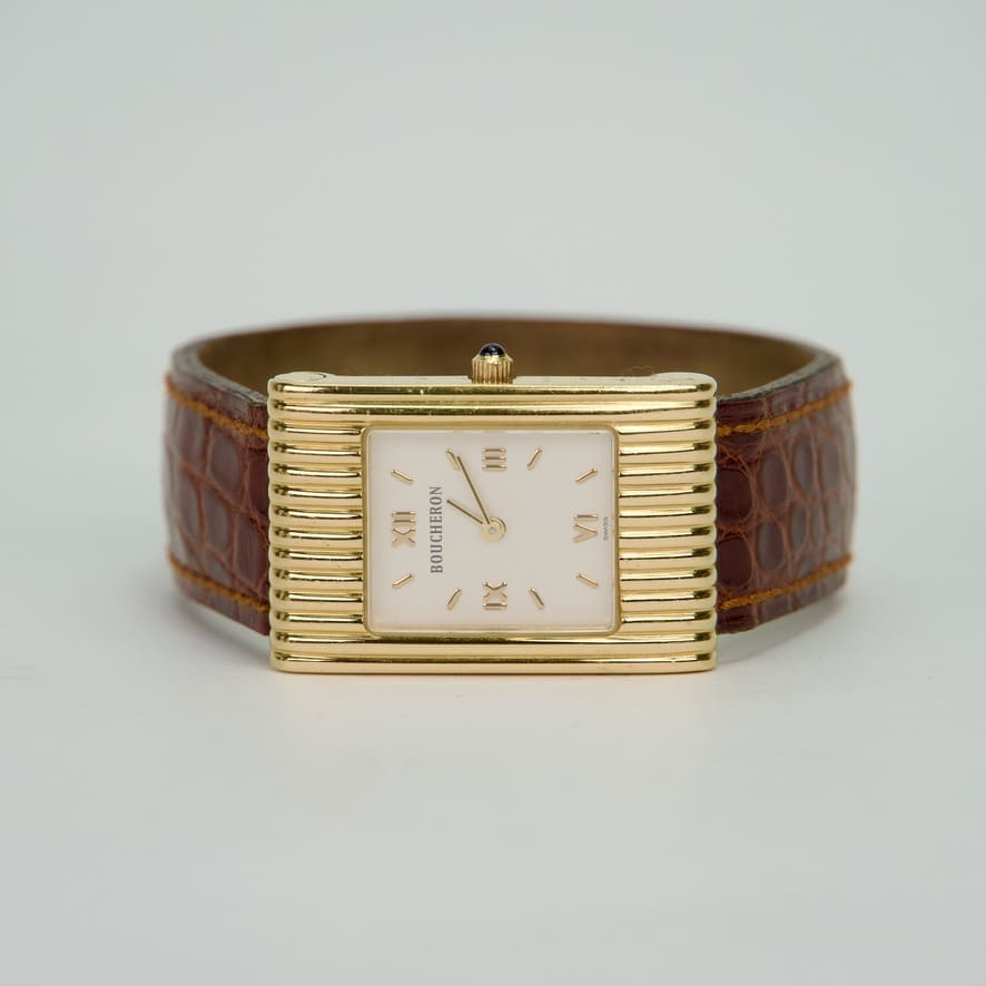 Boucheron Reflet 18k Yellow Gold 21mm Quartz Wristwatch - Image 2