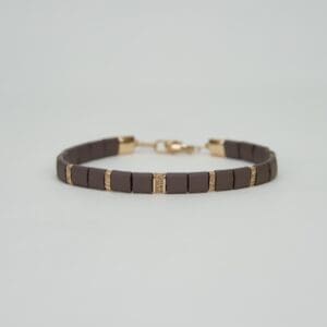 Kismet By Milka 14k Rose Gold Beads Bracelet 6.25''