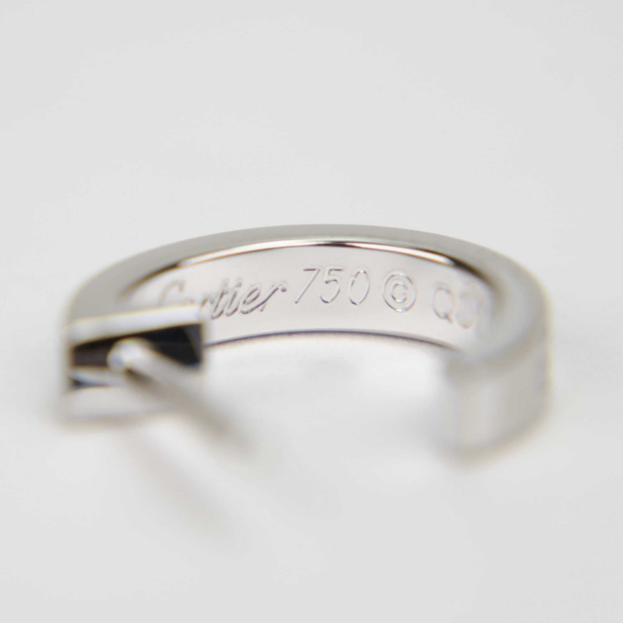 Cartier 18k White Gold Love Hoop Earrings - Small Model - Image 7