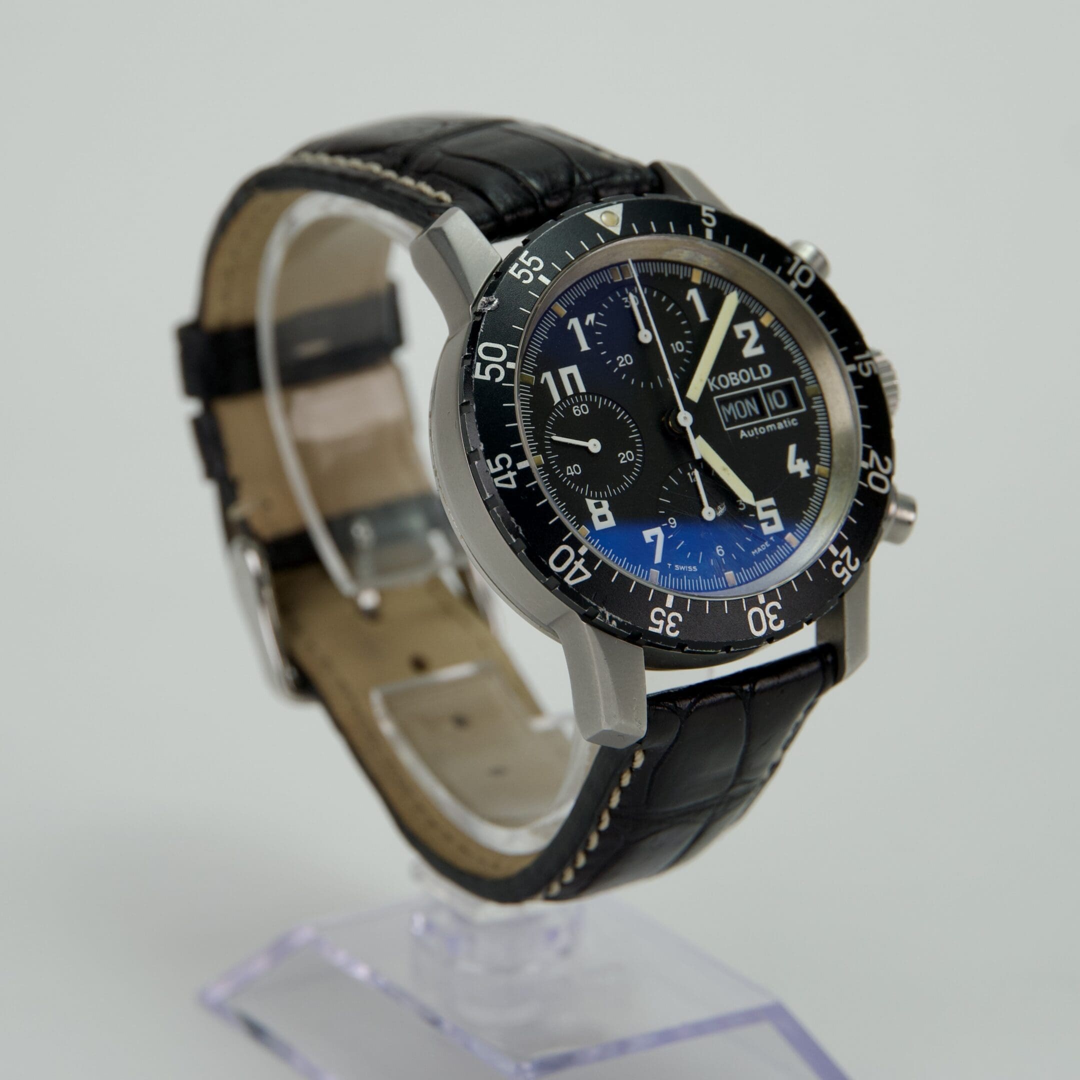 VINTAGE Kobold Endurance Stainless Steel 41mm Chronograph Watch C 041-50 - Image 4