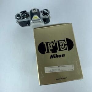 Nikon FE camera with original box.