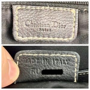 Christian Dior label, made in Italy.