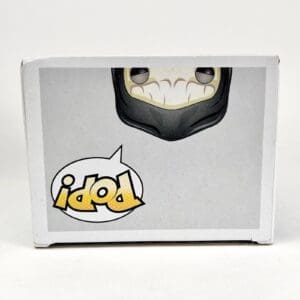 Funko Pop box with mysterious character design.