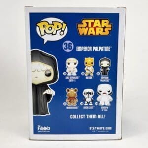 Star Wars Funko Pop! figures box back.