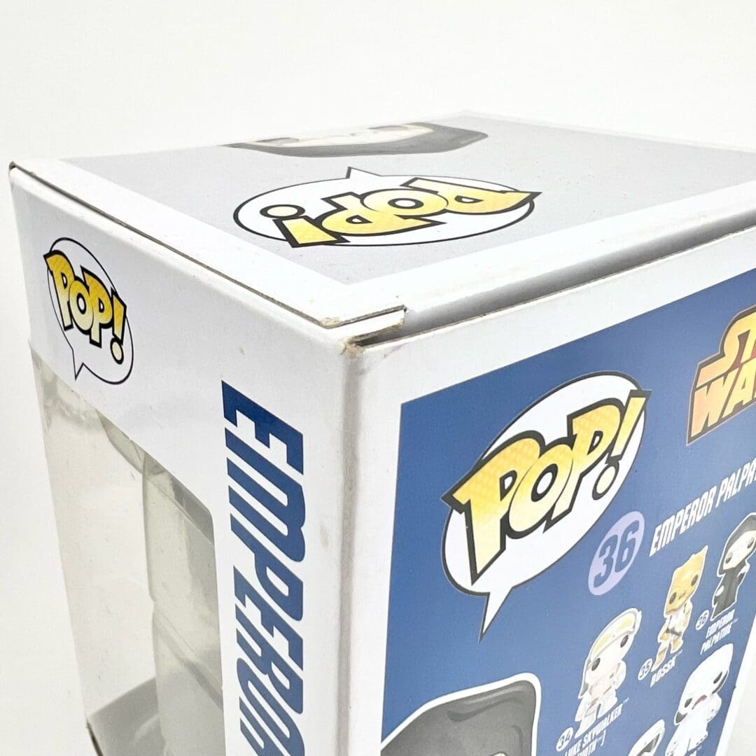 Pop! toy box, Emperor Palpatine, Star Wars.