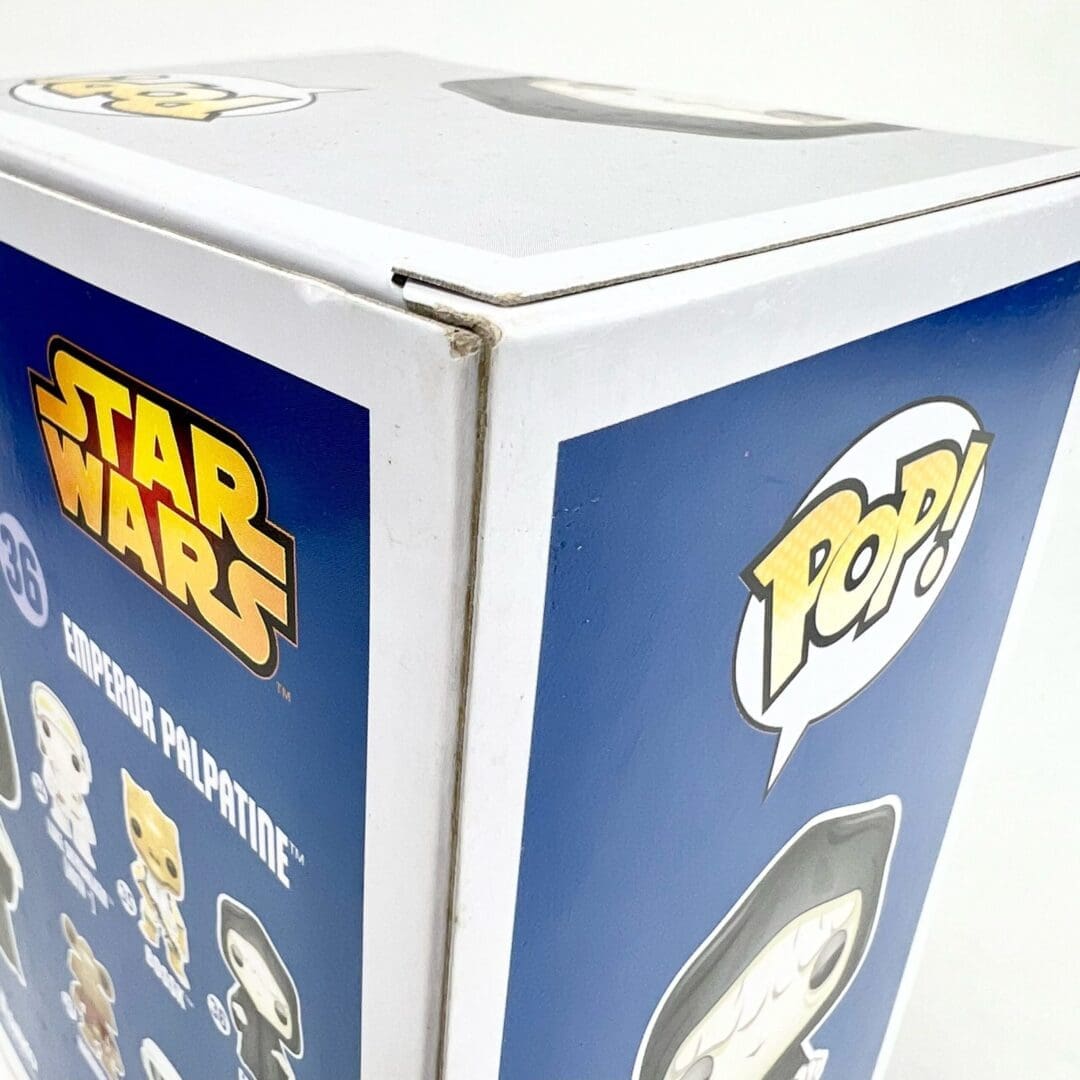 Star Wars Pop! figure box corner.