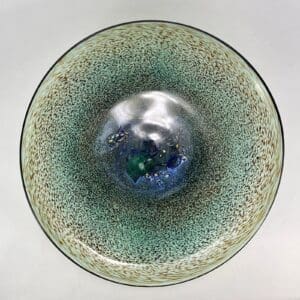 Decorative ceramic bowl with intricate patterns.