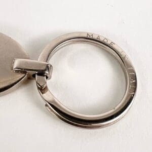 Metal keyring engraved "Made in Italy".