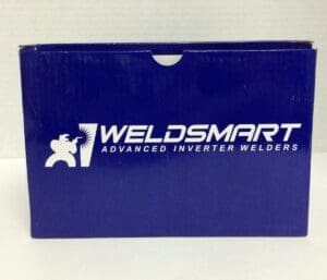 Blue box with Weldsmart branding and logo.