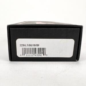 Box with barcode and product code label.