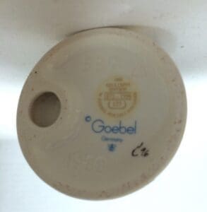 Goebel Germany porcelain base with markings.